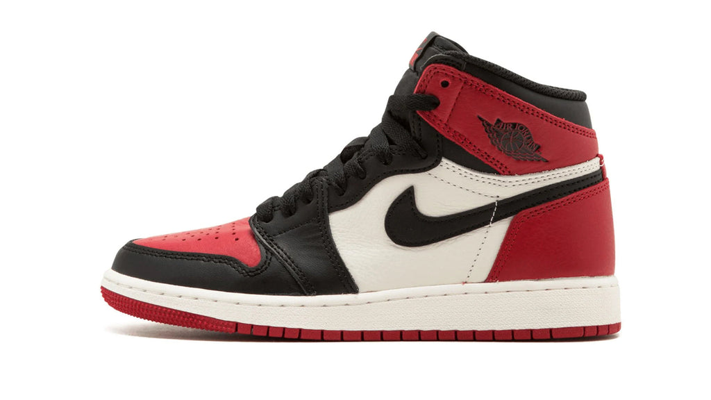 Jordan 1 Retro High Bred Toe - Iconic Black Toe & Bred Fusion