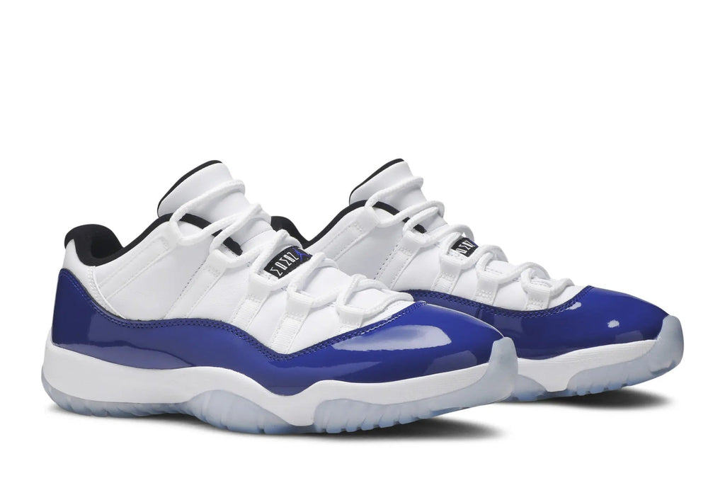 Women's Air Jordan 11 Retro Low 'Concord Sketch' - White/Black/Concord